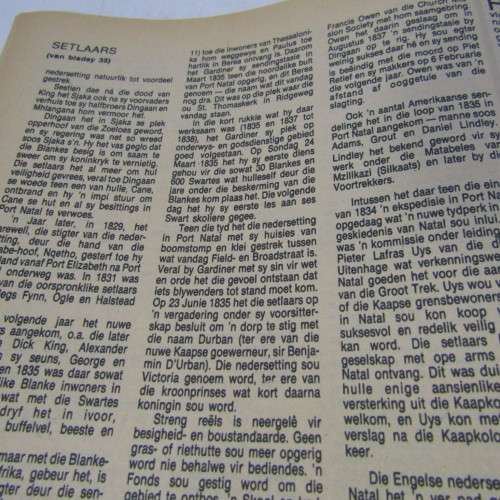 Patrys magazine - Oktober 1977 - Die vroee setlaars in Natal - no poster - punch holes