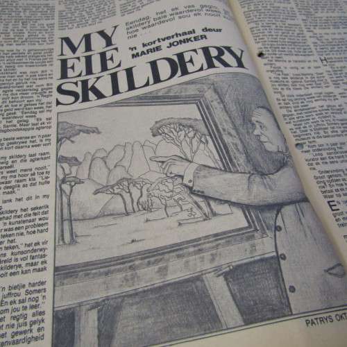 Patrys magazine - Oktober 1977 - Die vroee setlaars in Natal - no poster - punch holes