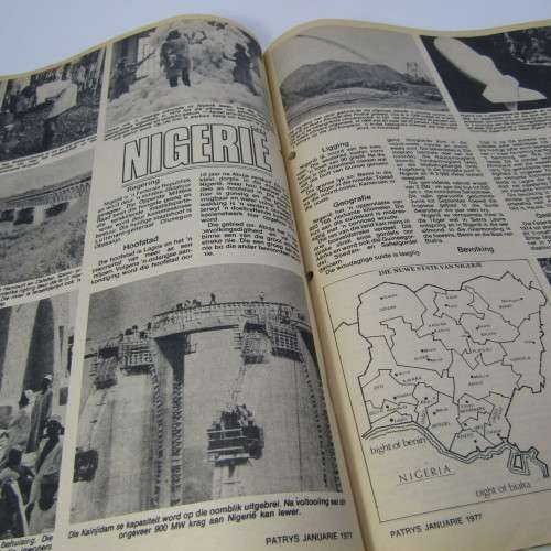 Patrys magazine - Januarie 1977 - President Kruger in beeld - no poster - punch holes