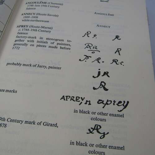 Handbook of pottery and porcelain marks - JP Cushion and WB Honey