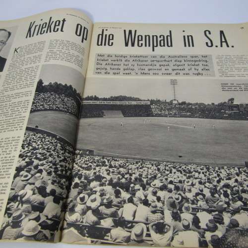 Die Huisgenoot magazine - 24 Februarie 1967 - Boer War POW trench rt article