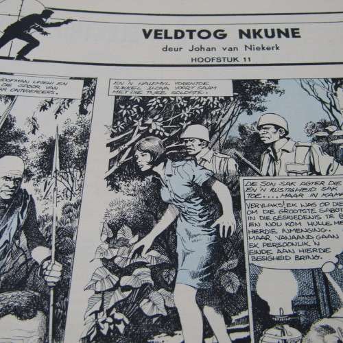 Die Huisgenoot magazine - 24 Februarie 1967 - Boer War POW trench rt article