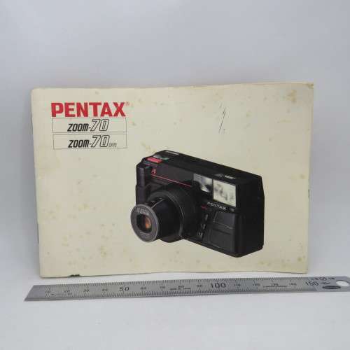 Pentax Zoom-70 camera booklet