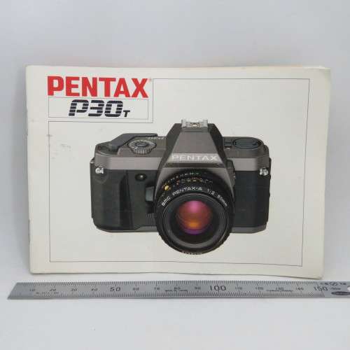 Pentax P30T camera booklet
