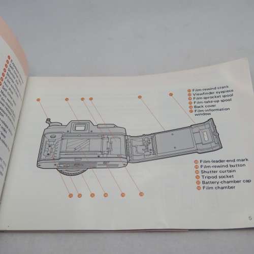 Pentax P30T camera booklet