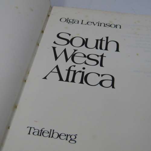 South West Africa by Olga Levinson - 1976 edition