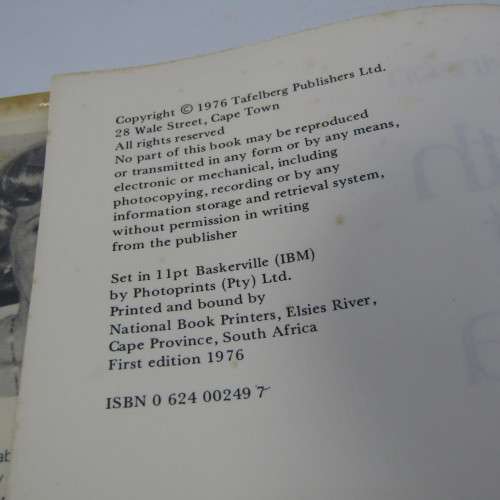 South West Africa by Olga Levinson - 1976 edition