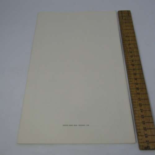 Original Memorial service booklet for Windhoek Air Disaster 20 April 1968 of SA Airways flight 228