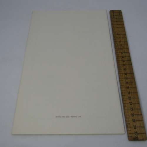 Original Memorial service booklet for Windhoek Air Disaster 20 April 1968 of SA Airways flight 228