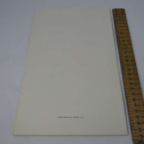 Original Memorial service booklet for Windhoek Air Disaster 20 April 1968 of SA Airways flight 228