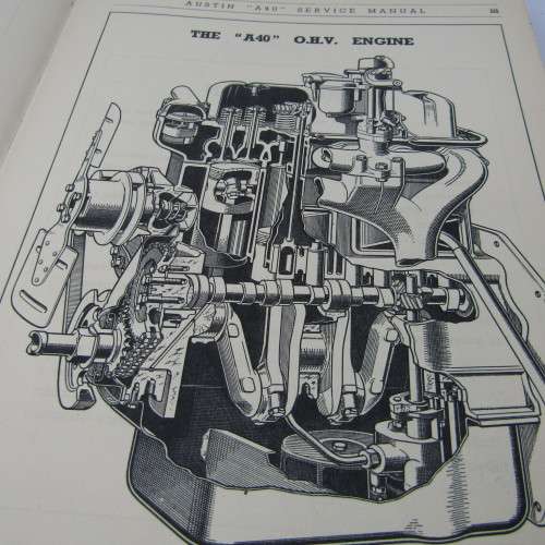Austin A50 service manual - April 1950