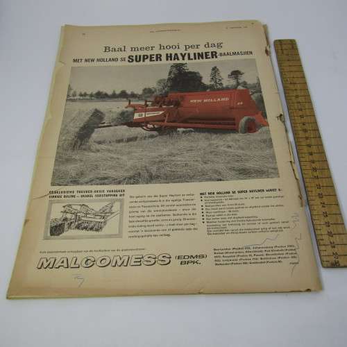 Die Landbou Weekblad - 31 Oktober 1961 - cover damage