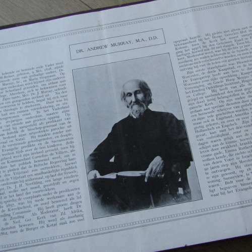 Ons Kerk Album van Hollansche Kerken en leeraren - with photo of Napier`s minister