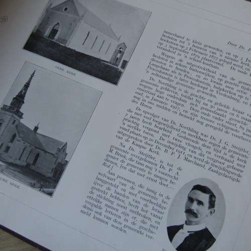 Ons Kerk Album van Hollansche Kerken en leeraren - with photo of Napier`s minister