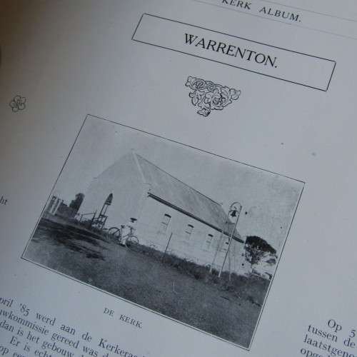 Ons Kerk Album van Hollansche Kerken en leeraren - with photo of Napier`s minister