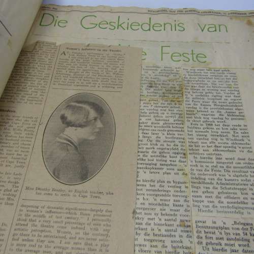 1960`s Windhoek newspaper press cuttings - e.g Kaiserliche Schutztruppe, schools in SWA