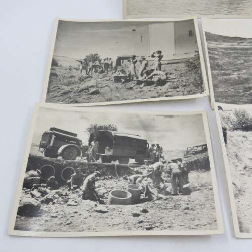 Lot of 5 WW2 military photos