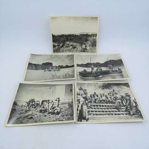 Lot of 5 WW2 military photos