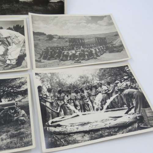 Lot of 5 WW2 military photos