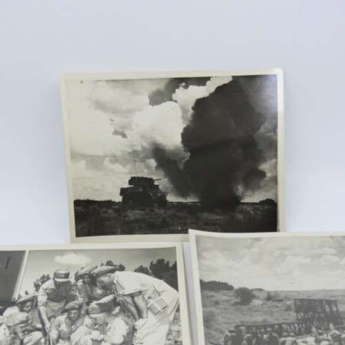 Lot of 5 WW2 military photos