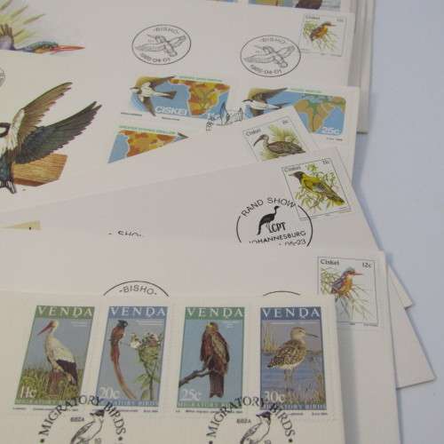 Lot of 33 postal items with Birds
