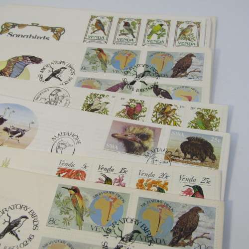 Lot of 33 postal items with Birds