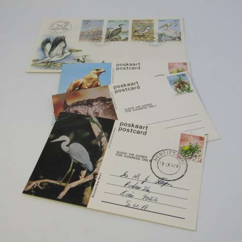 Lot of 33 postal items with Birds