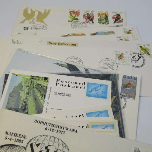Lot of 66 postal items with Birds