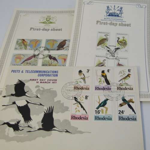 Lot of 66 postal items with Birds
