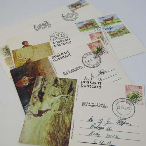 Lot of 28 postal items with animals