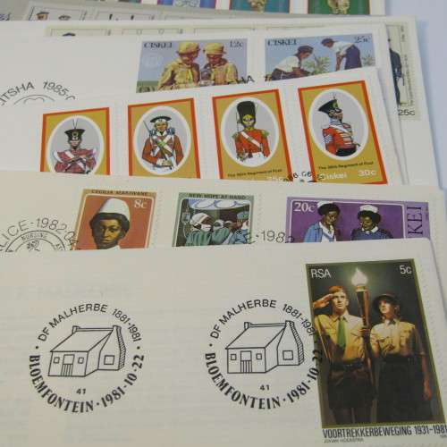 Lot of 19 Postal items with uniforms