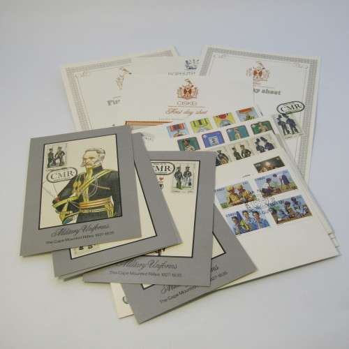 Lot of 29 Postal items with uniforms