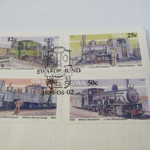 Lot of 14 postal items with planes, trains and automobiles
