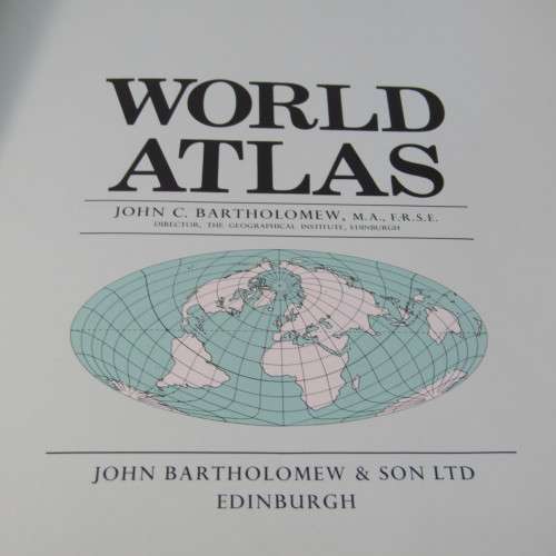 Bartholomew World Atlas - 1982 12th edition