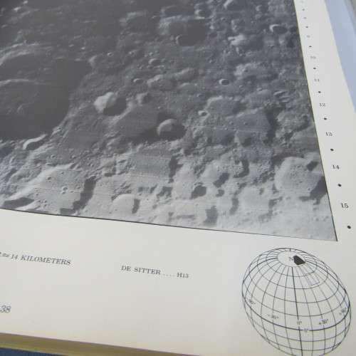Lunar Orbiter photographic atlas of the moon - Bowker and Hughes - 375 plates of the moon
