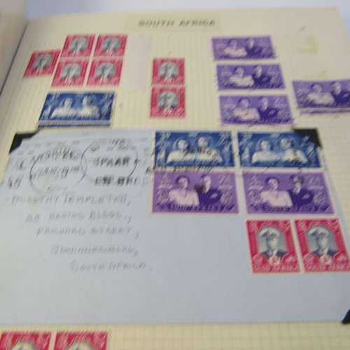 Stamp album with almost 1500 South Africa stamps - some very good ones - unresearched for variations