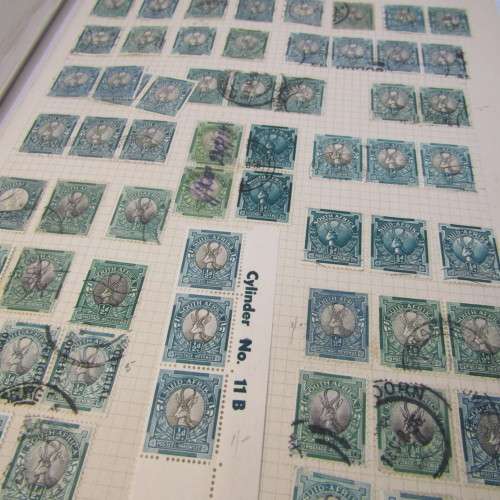 Stamp album with almost 1500 South Africa stamps - some very good ones - unresearched for variations