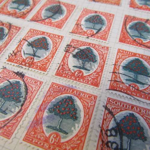 Stamp album with almost 1500 South Africa stamps - some very good ones - unresearched for variations