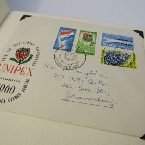 Album with over 650 stamps of Transvaal, South Africa - many mint stamps and blocks - also covers