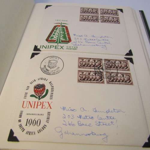 Album with over 650 stamps of Transvaal, South Africa - many mint stamps and blocks - also covers
