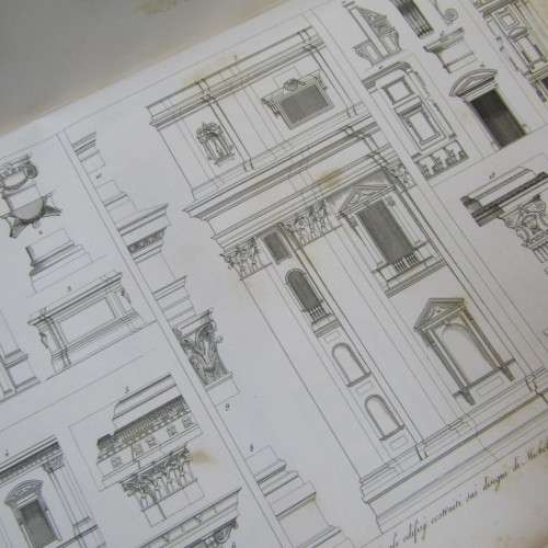 Set of 4 Achitector, Sculptur und Malerei - compiled by J.B.L.G. Seroux A`Agincourt - mid 1800`s
