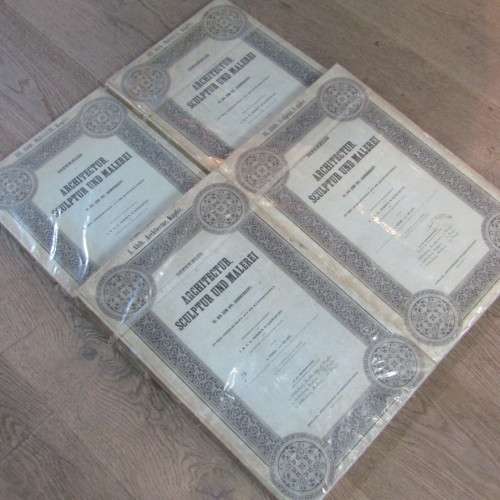Set of 4 Achitector, Sculptur und Malerei - compiled by J.B.L.G. Seroux A`Agincourt - mid 1800`s