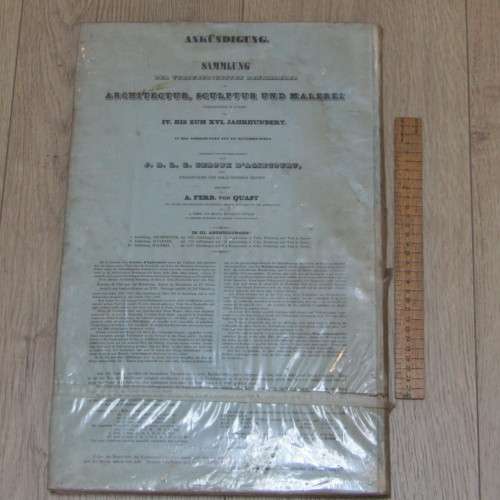Set of 4 Achitector, Sculptur und Malerei - compiled by J.B.L.G. Seroux A`Agincourt - mid 1800`s