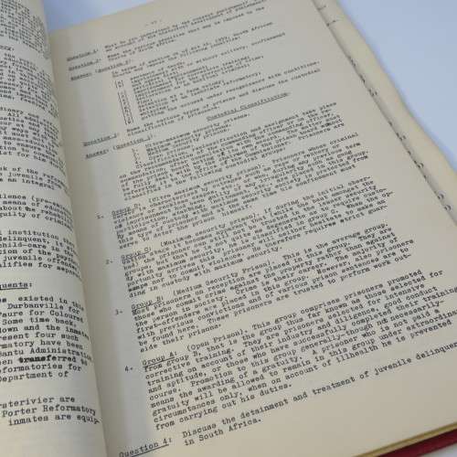 1963 Lectures for South African Police promotion examinations