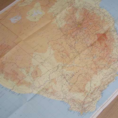 Map of South Africa 1:2500000 - Readers Digest - 106 x 83cm