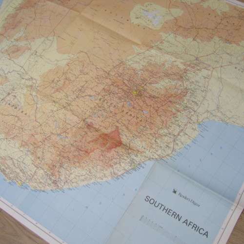 Map of South Africa 1:2500000 - Readers Digest - 106 x 83cm
