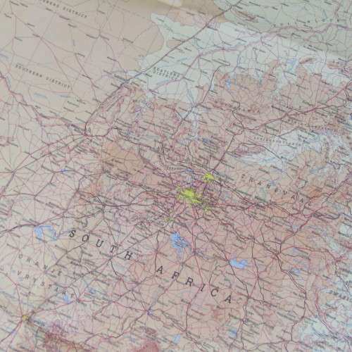 Map of South Africa 1:2500000 - Readers Digest - 106 x 83cm