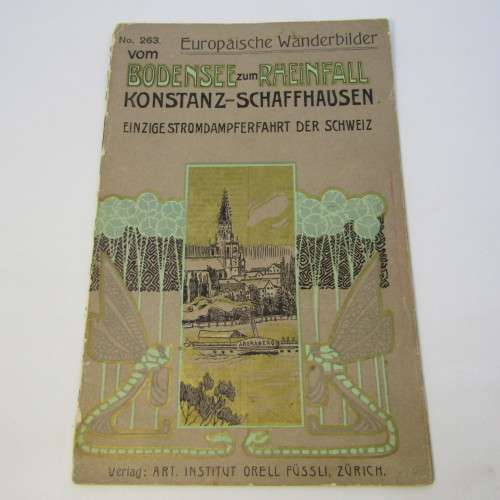 1905 booklet - Vom Bodensee zum Rheinfall