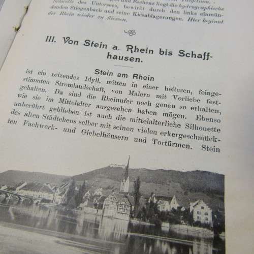 1905 booklet - Vom Bodensee zum Rheinfall