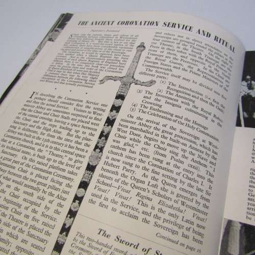 The Historic story of the Coronation - Ceremony and Ritual - 1952 booklet